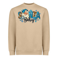 Mushroom Santa Baby Christmas Heavyweight Sweatshirt - MaliasSmallBusiness