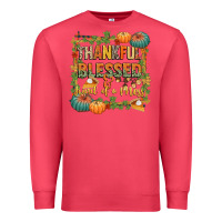 Cardinal thankful blessed and kind of a mess Premium Sweatshirt - CowGirlArtShop
