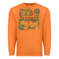 Carrot thankful blessed and kind of a mess Premium Sweatshirt - CowGirlArtShop