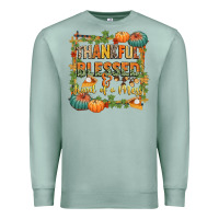 Seafoam thankful blessed and kind of a mess Premium Sweatshirt - CowGirlArtShop