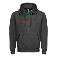 Charcoal Heather Clover Princess Zipper Hoodie - Bettercallsaul