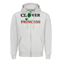Clover Princess Zipper Hoodie | Teevron