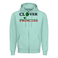 Seafoam Clover Princess Zipper Hoodie - Bettercallsaul