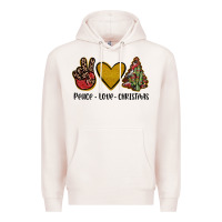 Peace Love Christmas Premium Hoodie | Teevron