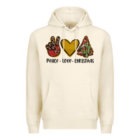 Tofu peace love christmas Premium Hoodie - JahusDesignShop