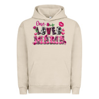 Pigment French Oak one loved mama valentine's day Urban Hoodie - FaDigitalArtStudio
