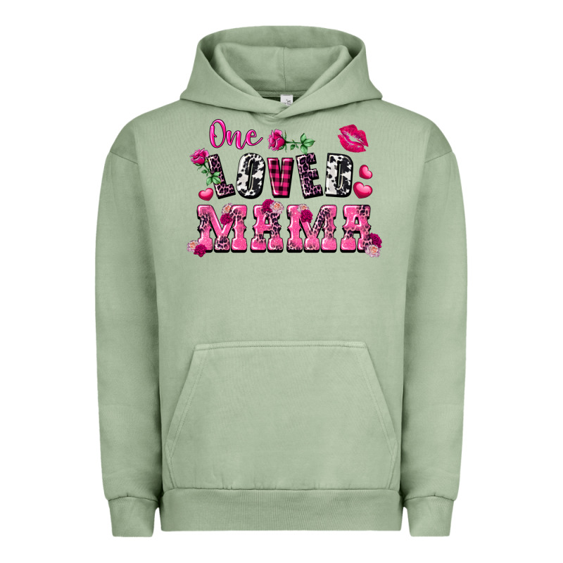 One Loved Mama Valentine's Day Urban Hoodie by FaDigitalArtStudio | Teevron