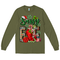 Army Green sassy elf Long Sleeve Tee - MaliasSmallBusiness