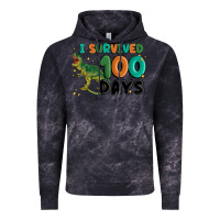 Cloud Black i survived 100 days Vintage Hoodie - MaliasSmallBusiness
