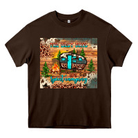 Chocolate Brown the best days are spent camping Heavy Core Tee - JahusDesignShop