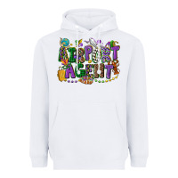 White airport agent mardi gras Heavyweight Hoodie - CowGirlArtShop