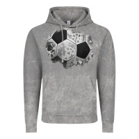 Cloud Rock cowhide soccer patch Vintage Hoodie - Jasminsmagicworld