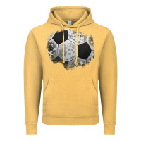 Vintage Mustard cowhide soccer patch Vintage Hoodie - Jasminsmagicworld
