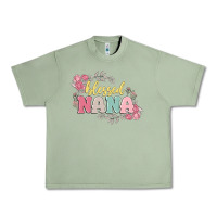 Oil Green blessed nana Urban Heavy Tee - MaliasSmallBusiness