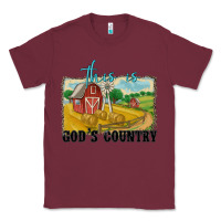 Burgundy this is god's country Classic Tee - MaliasSmallBusiness