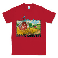 Red this is god's country Classic Tee - MaliasSmallBusiness