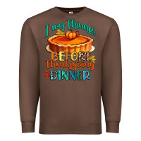 Chestnut i was thinner before thanksgiving dinner Premium Sweatshirt - CowGirlArtShop