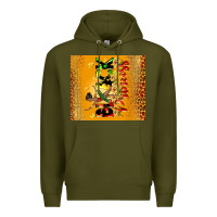 Army Green black princess Premium Hoodie - CowGirlArtShop
