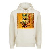Oatmeal Heather black princess Premium Hoodie - CowGirlArtShop