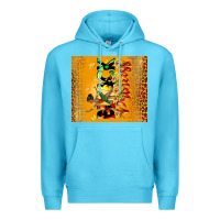 Ocean Blue black princess Premium Hoodie - CowGirlArtShop