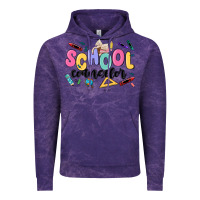 Cloud Purple school counselor Vintage Hoodie - MaliasSmallBusiness