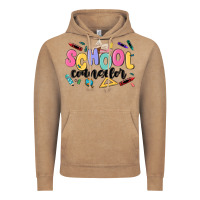 Vintage Coffee school counselor Vintage Hoodie - MaliasSmallBusiness
