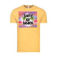 Vintage Mustard salty lil' beach Vintage Tee - MaliasSmallBusiness
