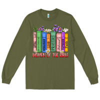 Army Green women of the bible Long Sleeve Tee - MaliasSmallBusiness