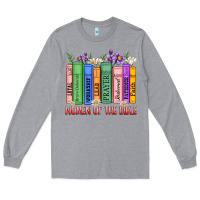 Heather Grey women of the bible Long Sleeve Tee - MaliasSmallBusiness