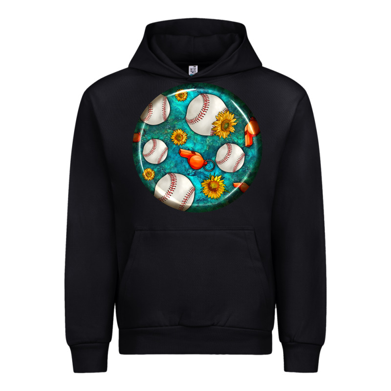 Baseball With Sunflower Round Earrings Urban Hoodie by BundleAndBundleShop | Teevron