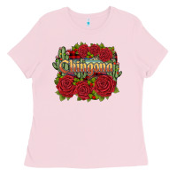 Bubblegum Pink christmas chingona Ladies Tee - JahusDesignShop