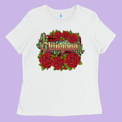 Christmas Chingona Ladies Tee Designed By Jahusdesignshop