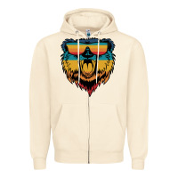 Sandshell Retro bear Zipper Hoodie - Bettercallsaul