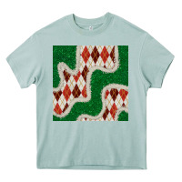 Arona christmas diamond plaid and green glitter seamless pattern Heavy Core Tee - BundleAndBundleShop
