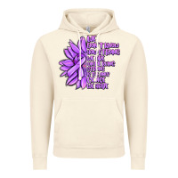 Vintage Artic purple pancreatic cancer sunflower and cancer ribb Vintage Hoodie - MaliasSmallBusiness
