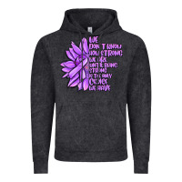 Purple Pancreatic Cancer Sunflower And Cancer Ribb Vintage Hoodie | Teevron