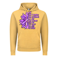 Vintage Mustard purple pancreatic cancer sunflower and cancer ribb Vintage Hoodie - MaliasSmallBusiness