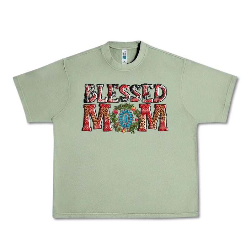Blessed Mom Christmas Urban Heavy Tee by AdoDesignShop | Teevron