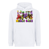 White i dig mardi gras Heavyweight Hoodie - CowGirlArtShop