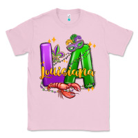 Bubblegum Pink louisiana mardi gras Classic Tee - MaliasSmallBusiness