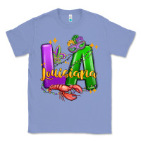 Colony Blue louisiana mardi gras Classic Tee - MaliasSmallBusiness