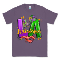 Lavender louisiana mardi gras Classic Tee - MaliasSmallBusiness