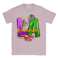 Lilac louisiana mardi gras Classic Tee - MaliasSmallBusiness