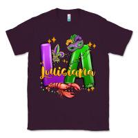 Plum louisiana mardi gras Classic Tee - MaliasSmallBusiness