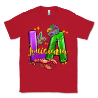 Red louisiana mardi gras Classic Tee - MaliasSmallBusiness