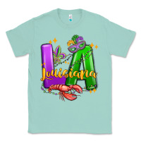 Seafoam louisiana mardi gras Classic Tee - MaliasSmallBusiness