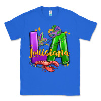 True Royal louisiana mardi gras Classic Tee - MaliasSmallBusiness