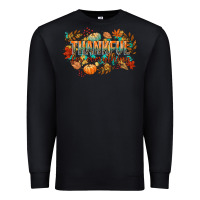 Black thankful for everything Premium Sweatshirt - CowGirlArtShop