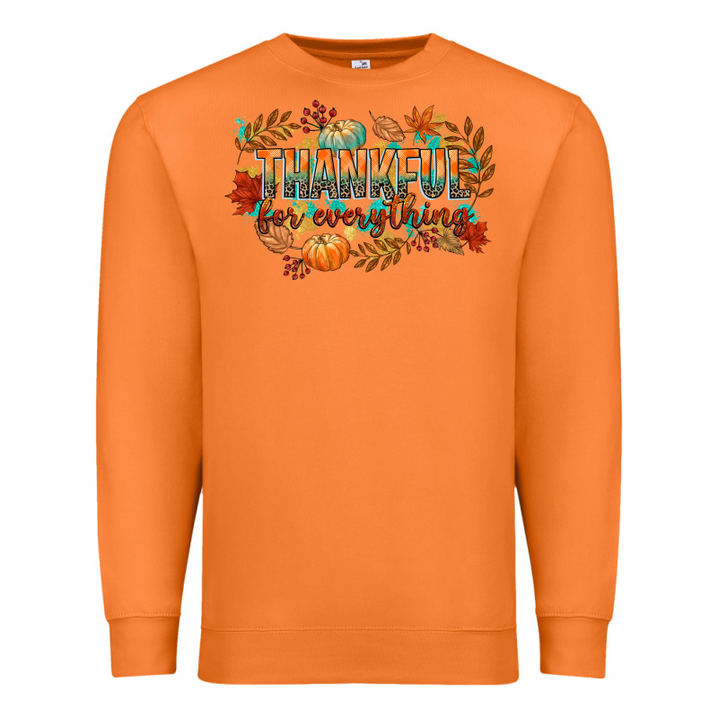Thankful For Everything Premium Sweatshirt by CowGirlArtShop | Teevron