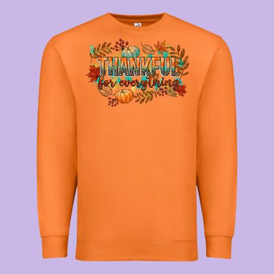 Thankful For Everything Premium Sweatshirt Designed By Cowgirlartshop